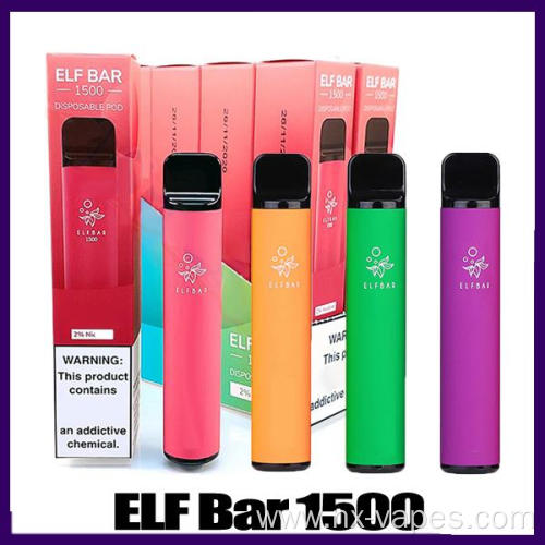 Disposable Vape Elf Bar 1500Puffs Wholesale